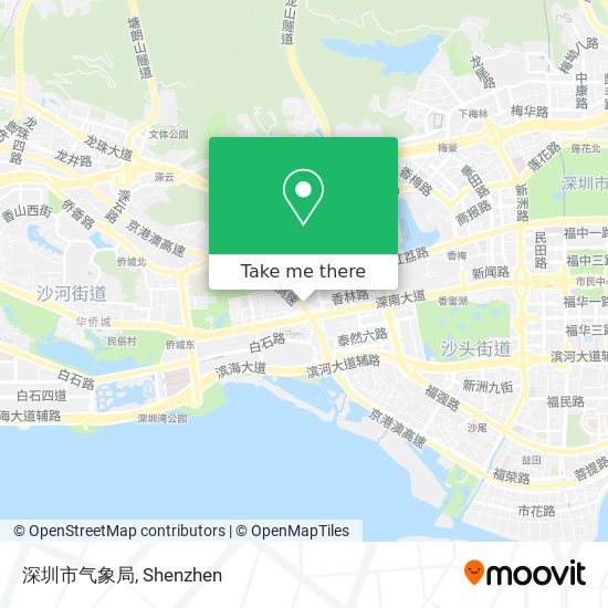 深圳市气象局 map