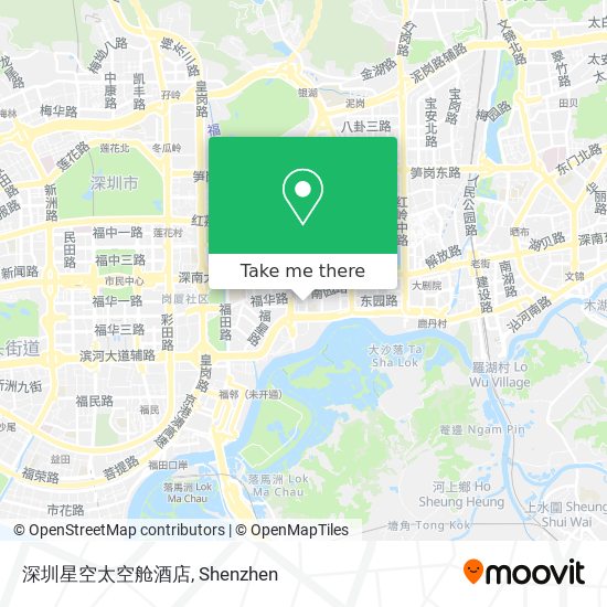 深圳星空太空舱酒店 map