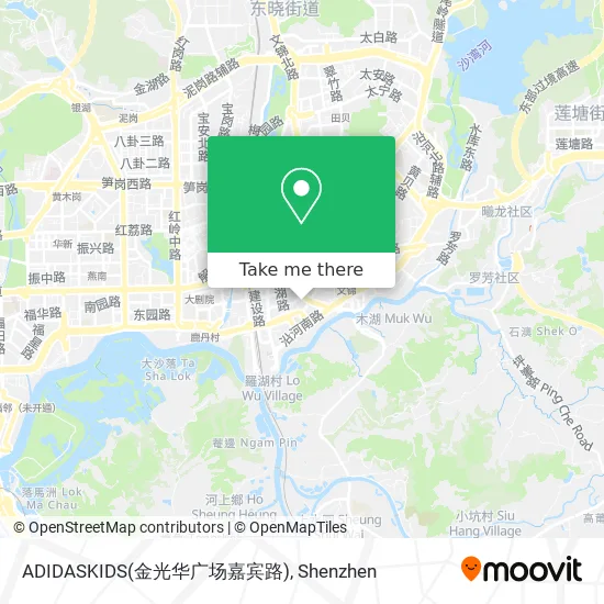 ADIDASKIDS(金光华广场嘉宾路) map