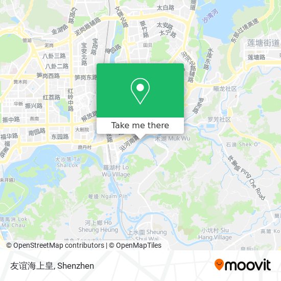 友谊海上皇 map