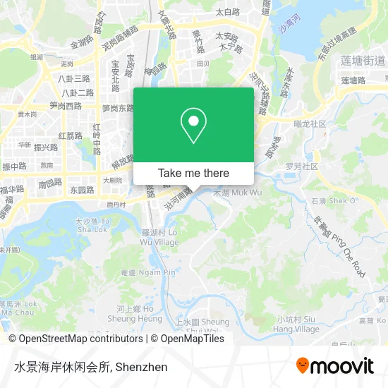 水景海岸休闲会所 map