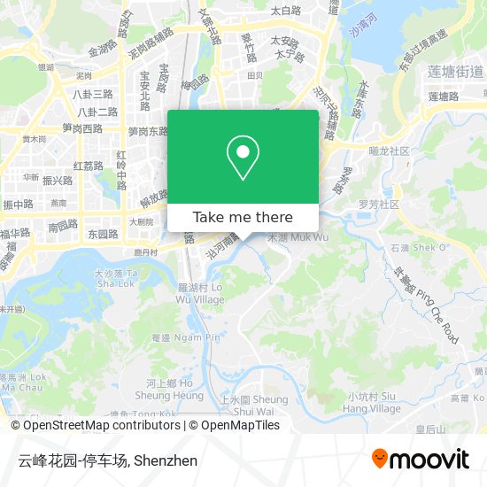 云峰花园-停车场 map