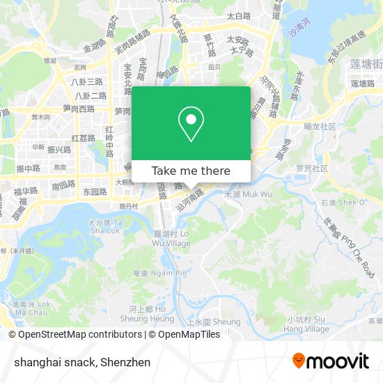 shanghai snack map