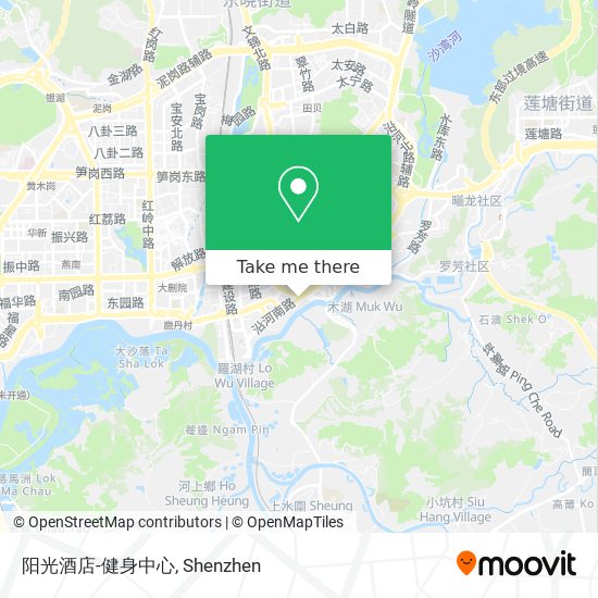 阳光酒店-健身中心 map