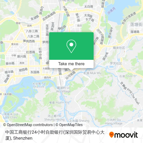 中国工商银行24小时自助银行(深圳国际贸易中心大厦) map