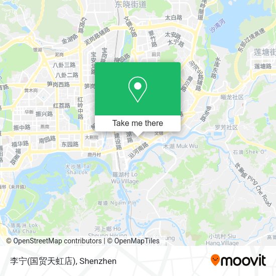 李宁(国贸天虹店) map