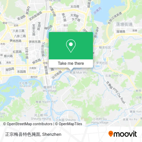 正宗梅县特色腌面 map