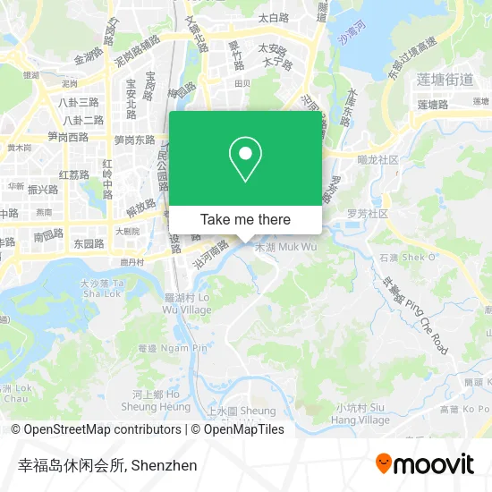 幸福岛休闲会所 map