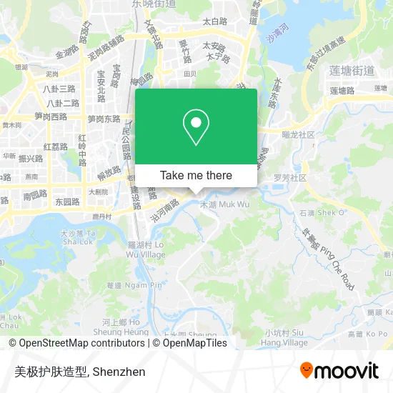 美极护肤造型 map