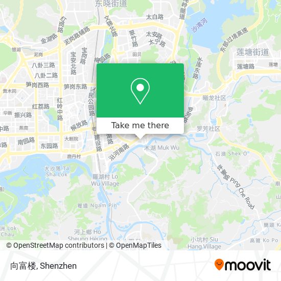 向富楼 map