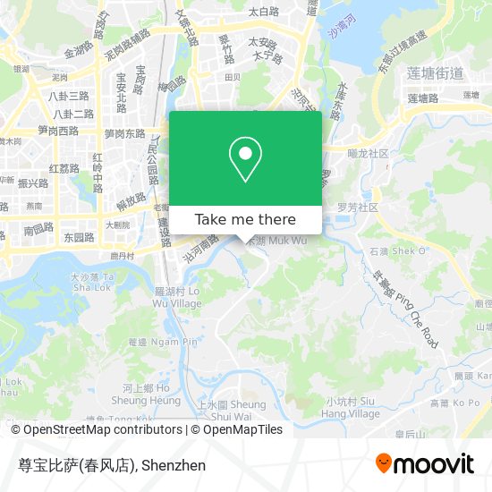 尊宝比萨(春风店) map