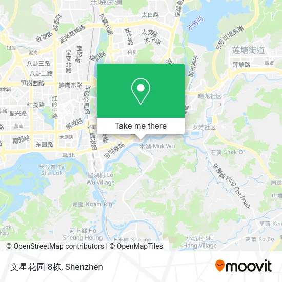 文星花园-8栋 map