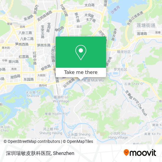 深圳瑞敏皮肤科医院 map