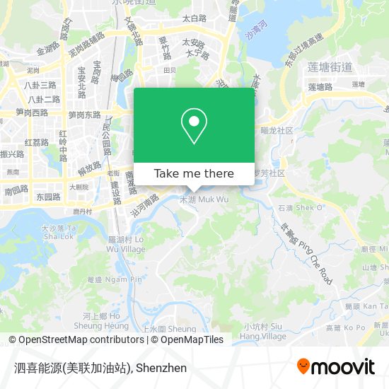 泗喜能源(美联加油站) map