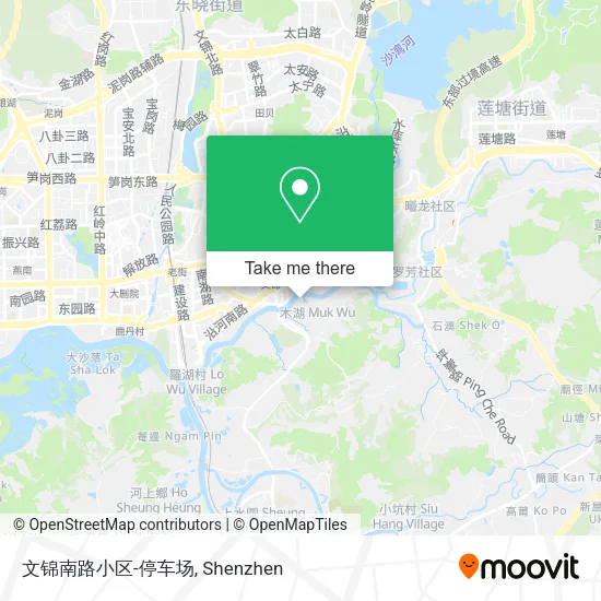 文锦南路小区-停车场 map