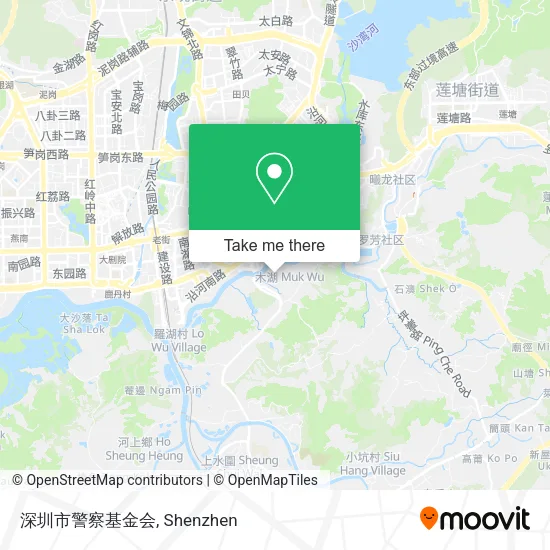 深圳市警察基金会 map