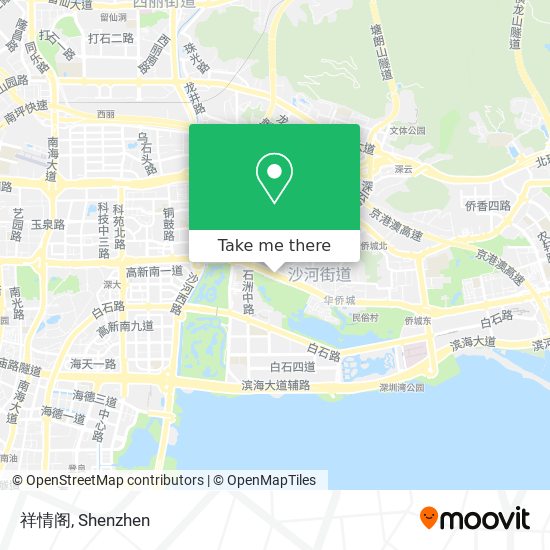 祥情阁 map
