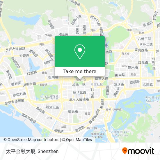 太平金融大厦 map