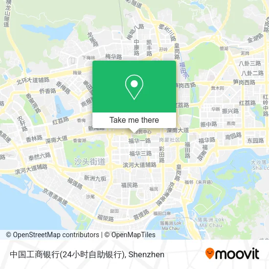 中国工商银行(24小时自助银行) map