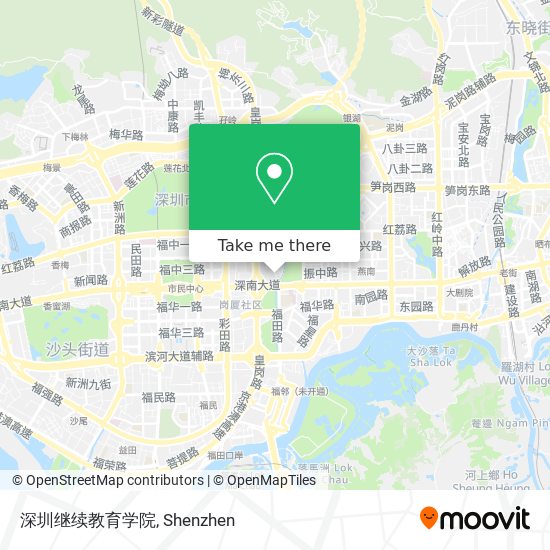 深圳继续教育学院 map