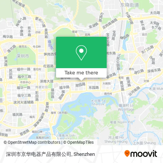 深圳市京华电器产品有限公司 map