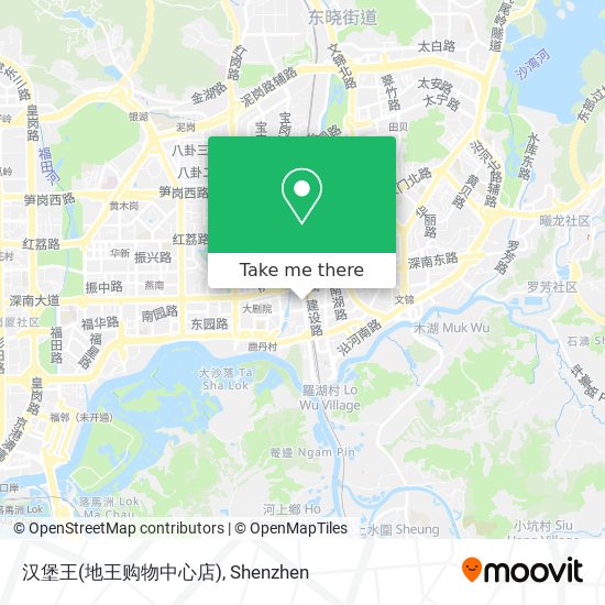 汉堡王(地王购物中心店) map