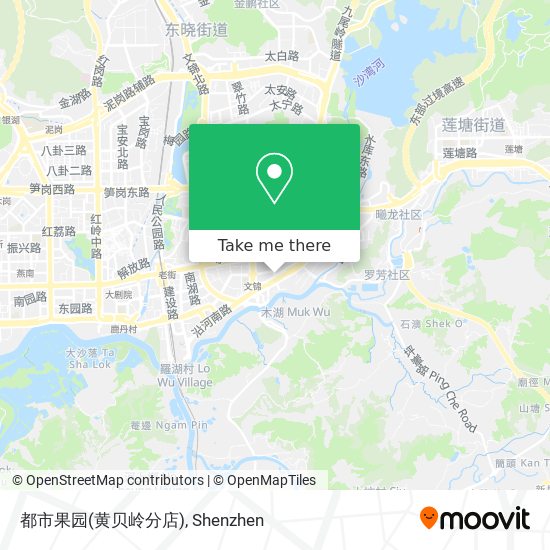 都市果园(黄贝岭分店) map