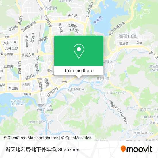 新天地名居-地下停车场 map