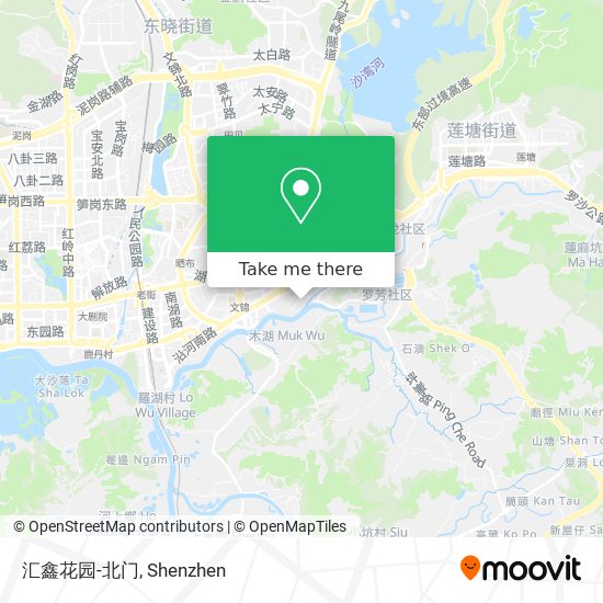 汇鑫花园-北门 map