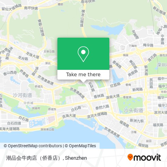 潮品会牛肉店（侨香店） map