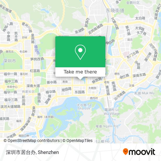 深圳市居台办 map