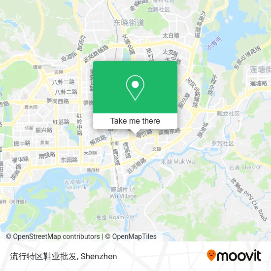 流行特区鞋业批发 map