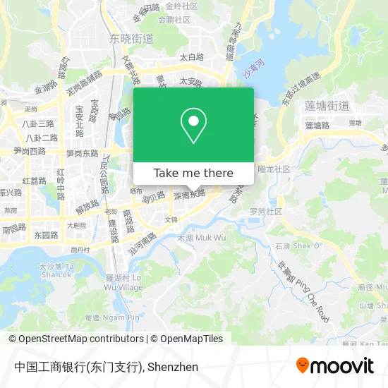中国工商银行(东门支行) map