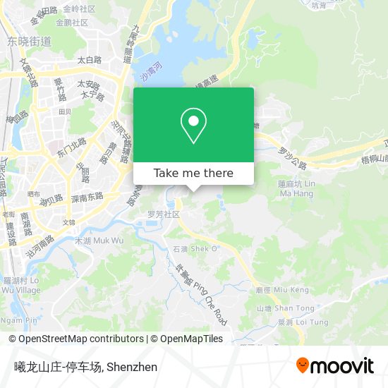 曦龙山庄-停车场 map