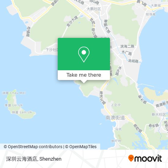 深圳云海酒店 map