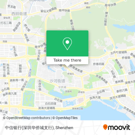 中信银行(深圳华侨城支行) map