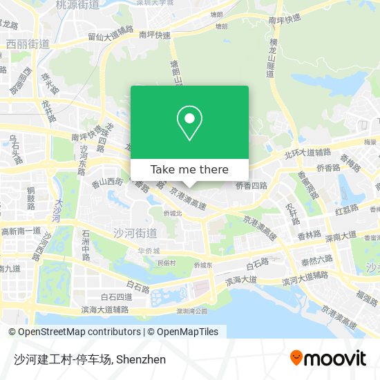 沙河建工村-停车场 map