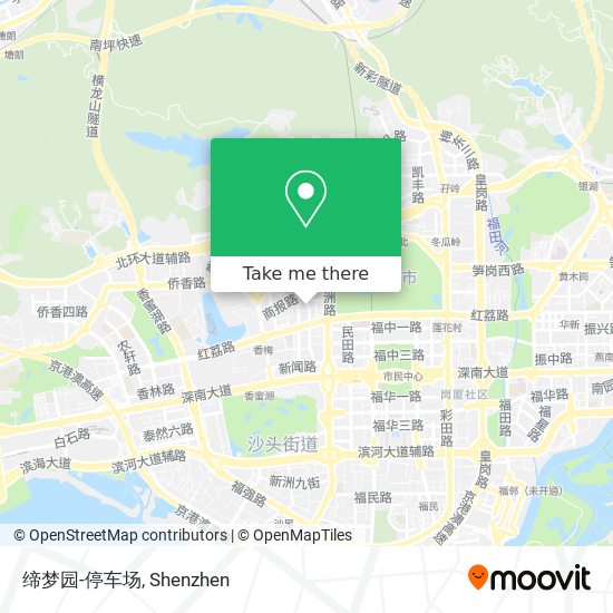 缔梦园-停车场 map