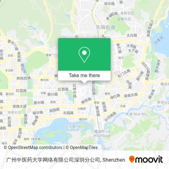 广州中医药大学网络有限公司深圳分公司 map