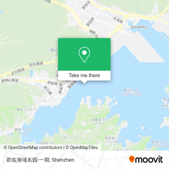 君临海域名园-一期 map