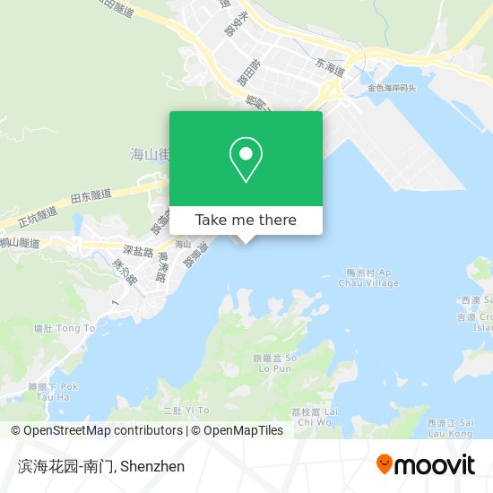 滨海花园-南门 map