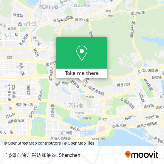 冠德石油方兴达加油站 map