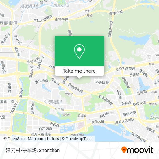 深云村-停车场 map
