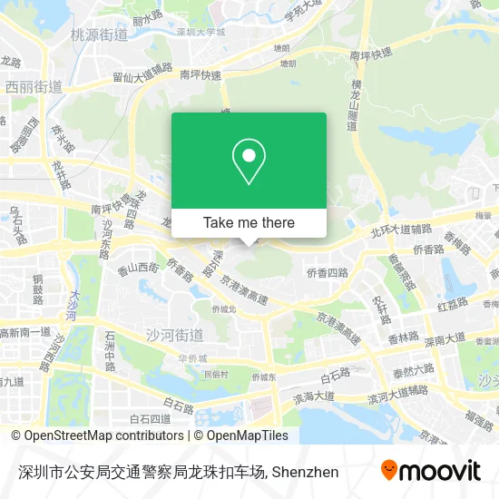 深圳市公安局交通警察局龙珠扣车场 map