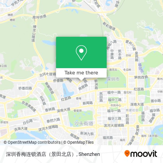 深圳香梅连锁酒店（景田北店） map