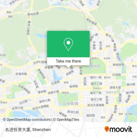 名进投资大厦 map