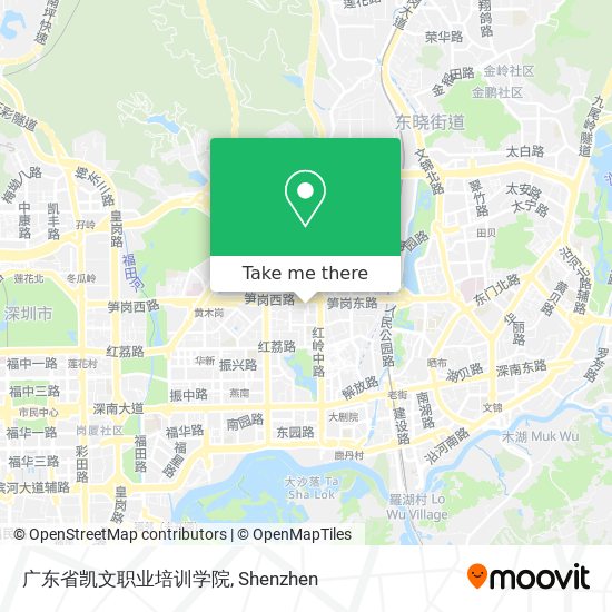 广东省凯文职业培训学院 map