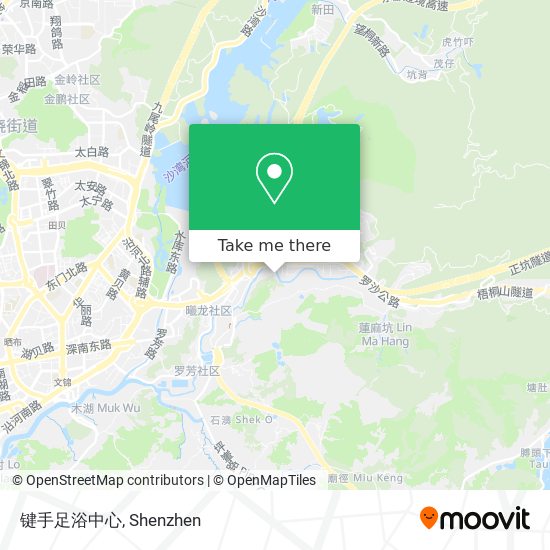 键手足浴中心 map
