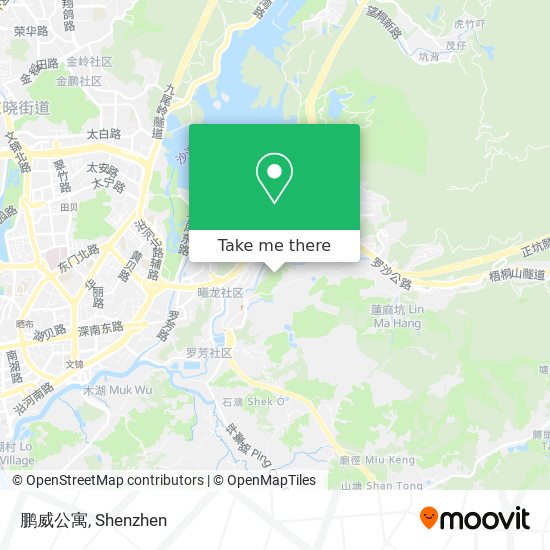 鹏威公寓 map