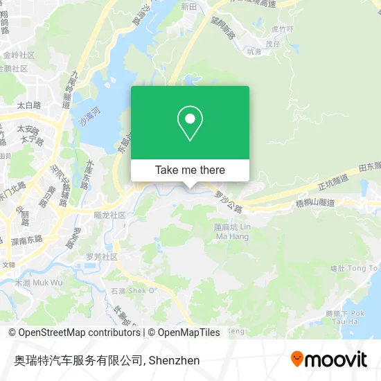奥瑞特汽车服务有限公司 map